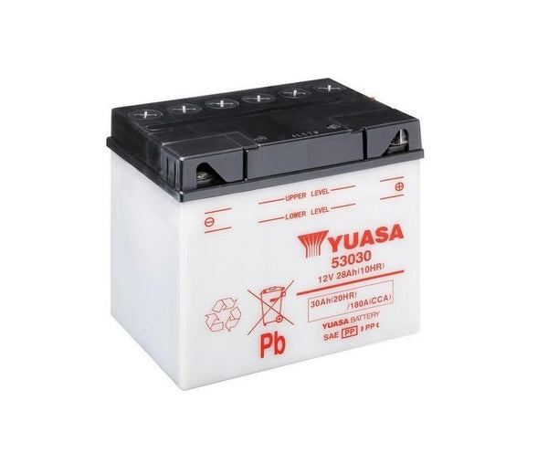 YUASA Konventionellt Batteri utan Syrapaket - 53030