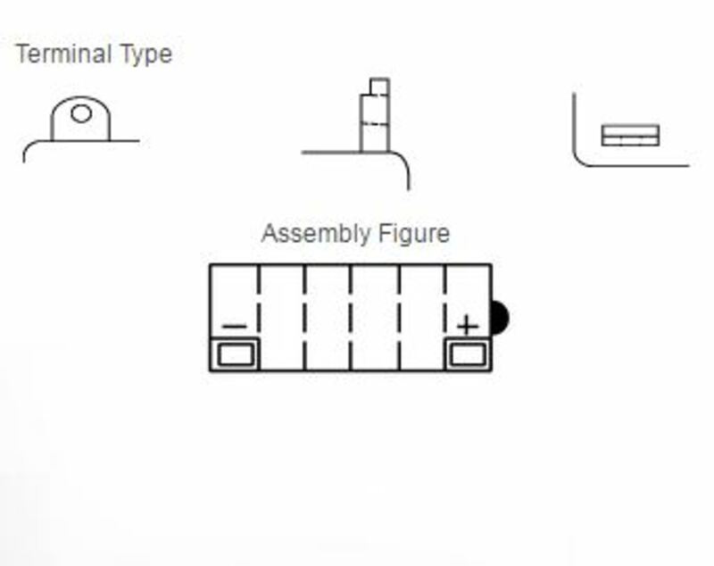 YUASA Konventionellt Batteri utan Syrapaket - 12N7-3B