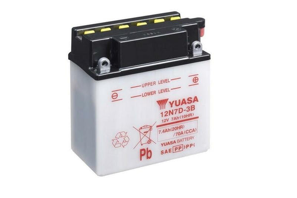 YUASA Konventionellt Batteri utan Syrapaket - 12N7D-3B