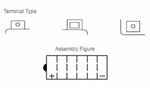 Yuasa Battery Conventional Without Acid Pack - YB12C -A