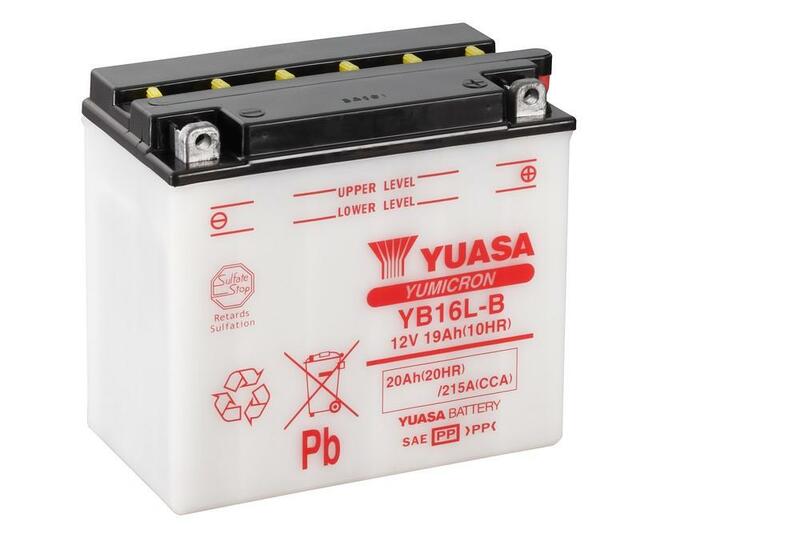 YUASA Konventionellt Batteri utan Syrapaket - YB16L-B