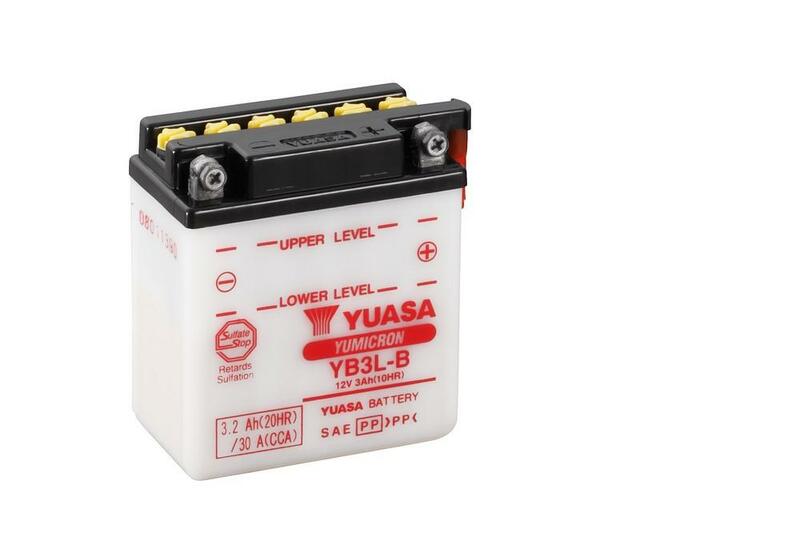 YUASA Konventionellt Batteri utan Syrapaket - YB3L-B