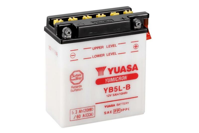 Baterie Yuasa convențională fără pachet acid - YB5L -B