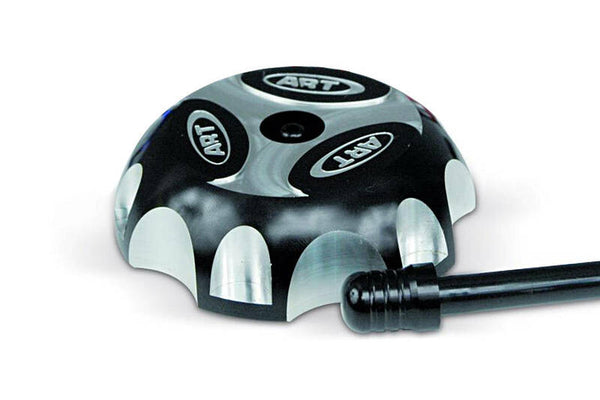Art Fuel Tank Cap Aluminum Black ATV AFC-407-T3-BK
