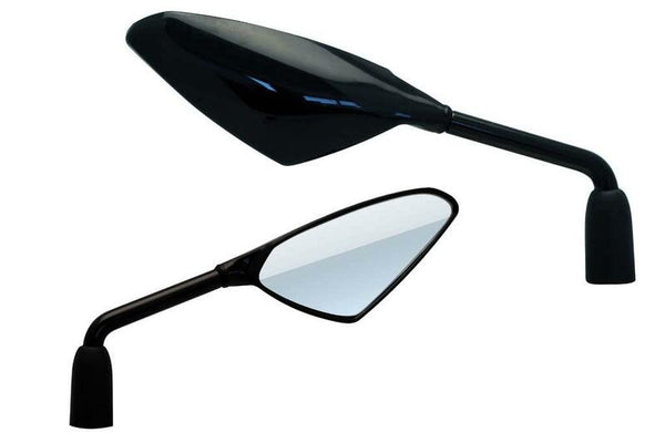 V PARTS Wind Mirror Universal M10/125 - Black (pair) PT15125