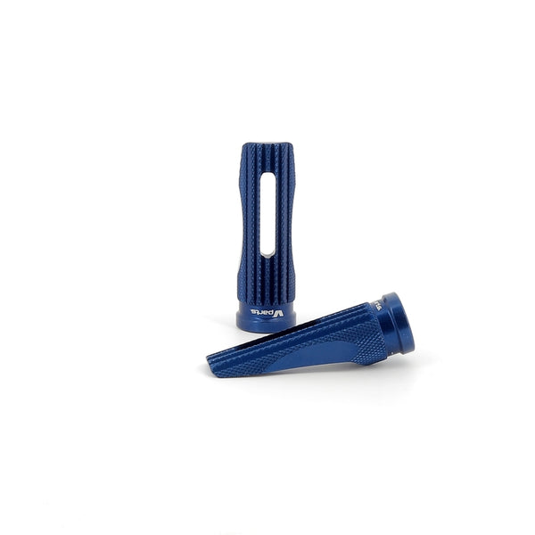 V PARTS Pro 2 Foot Pegs Blue 050000900.NG30 