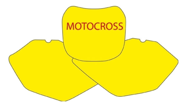 BLACKBIRD Plate Stickers blue Yamaha YZ85 3212/000007