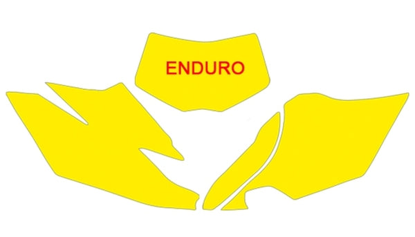 BLACKBIRD Plate Stickers Green Yamaha WR450F 3221/000008