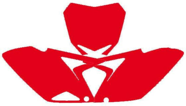 BLACKBIRD Plate Stickers Red Suzuki RM-Z250 3318/000009