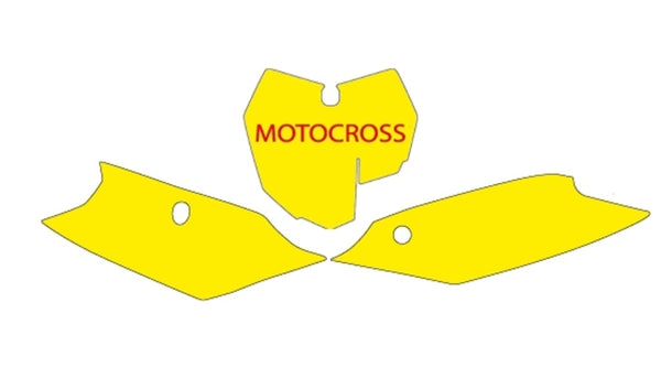 BLACKBIRD Plate Stickers White KTM SX/SX-F 3519/000005