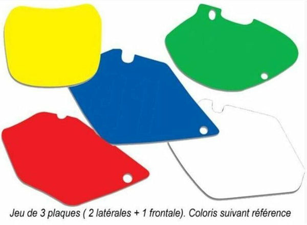 BLACKBIRD Plate Stickers Black KTM 3523/000006