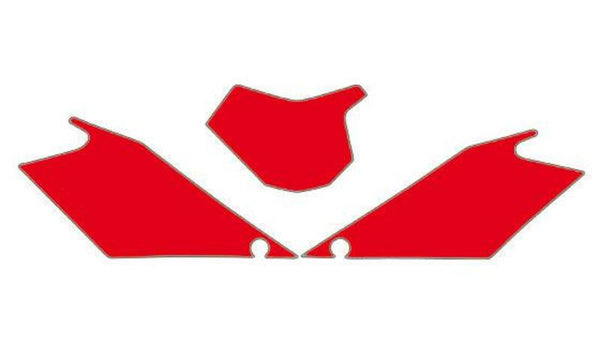 BLACKBIRD Plate Stickers Red Gas Gas EC 3905/000009