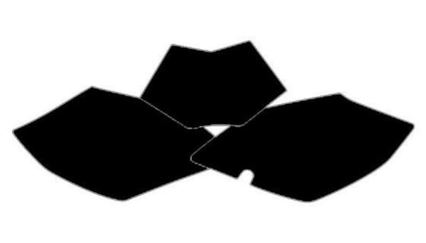 BLACKBIRD Plate Stickers Black Beta RR 3B02/000006