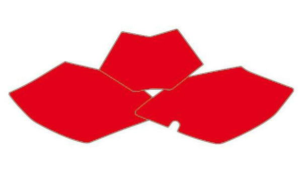 BLACKBIRD Plate Stickers Red Beta RR 3B02/000009