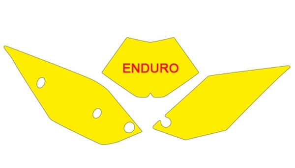 BLACKBIRD Plate Stickers Red Beta RR 3B03/000009