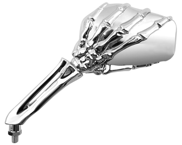 V PARTS Skeleton Left Mirror Universal M10 - Chrome (1pc) E569I
