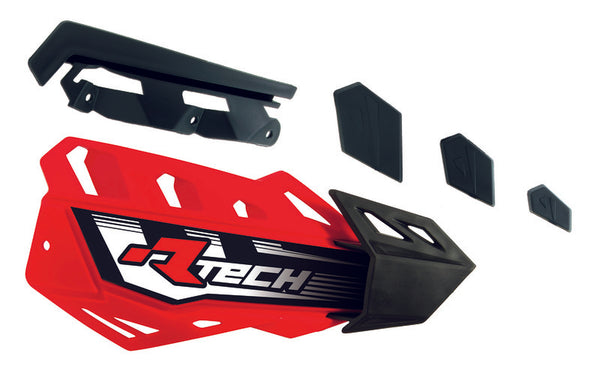 Racetech FLX Handguards Replacement Covers Red For 789680 R-REPMFLRS00