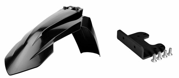 POLISPORT Front Fender Restyled Black with adapter KTM 90736