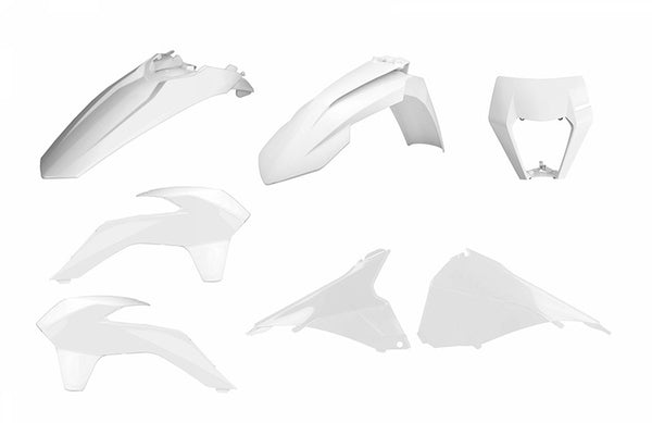 POLISPORT Enduro Restyle Plastic Kit White KTM EXC/EXC-F 90879