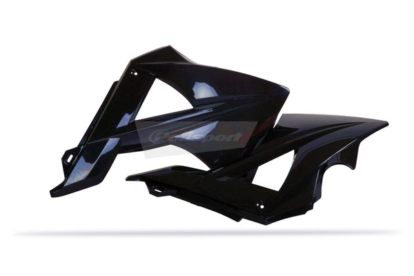 POLISPORT Radiator Covers Black Gas Gas 8413300007