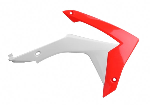 POLISPORT Radiator Covers OEM Color Red/White Honda CRF250R/CRF450R 8417100001