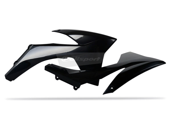 POLISPORT Radiator Covers Black KTM 8417400003