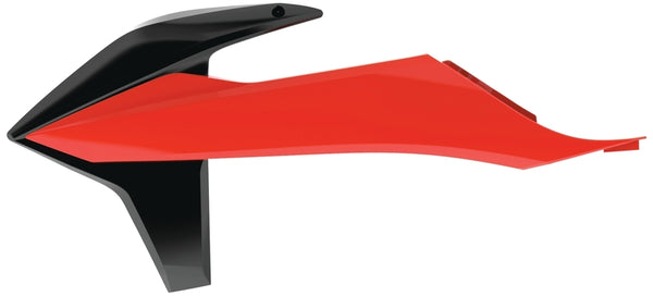 POLISPORT Radiator Covers Black/Neon Orange KTM SX/SX-F 8422100007