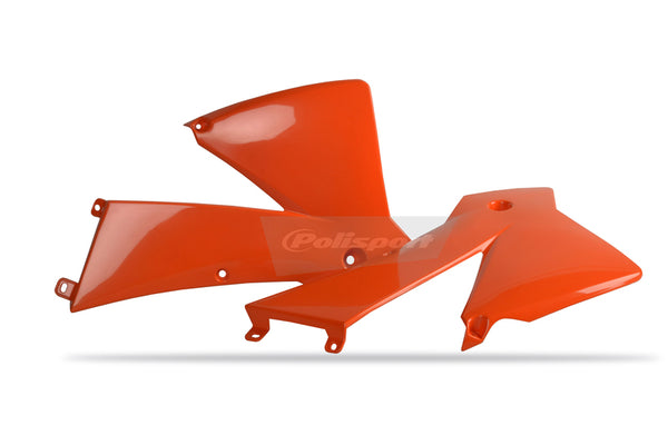 POLISPORT Radiator Covers Orange KTM 8424000002