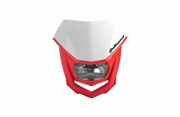 Policeport Halo Headlight Red/White 8657400040