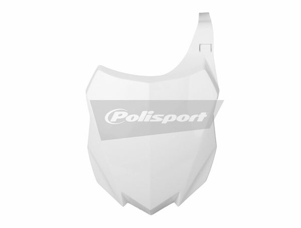 POLISPORT Front Number Plate White Kawasaki KX250F/KX450F 8659200002