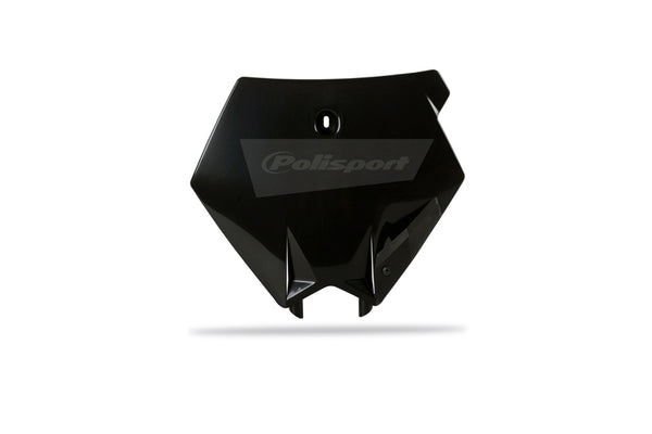 POLISPORT Front Number Plate Black KTM 8660900001
