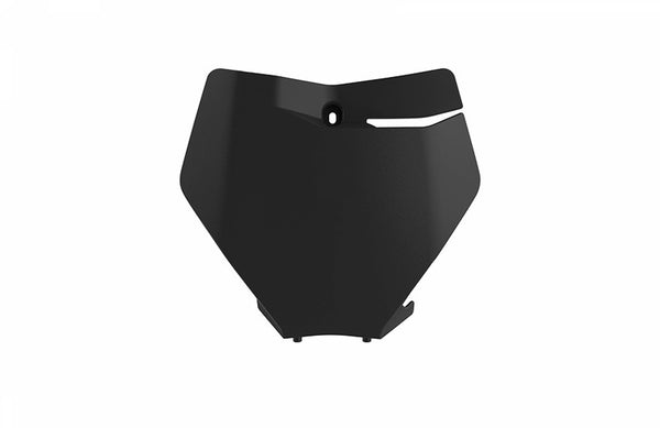 POLISPORT Front Number Plate Black 8666400003