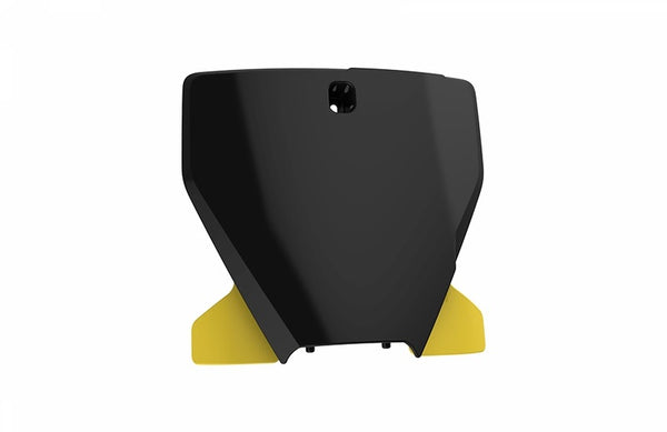 POLISPORT Front Number Plate Black 8666500002