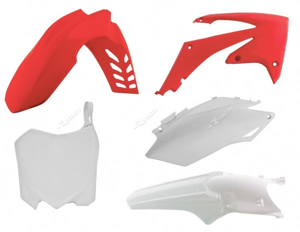 RACETECH Plastic Kit OEM Color Red/White Honda CRF250R/450R R-KITCRF-OEM-516