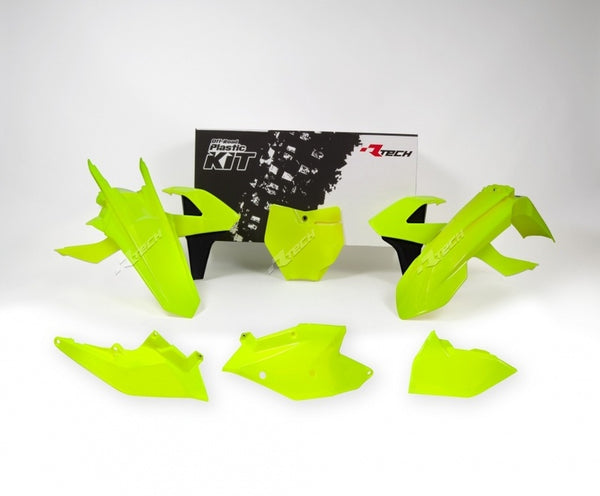 RACETECH Plastkit – Neon Yellow/Svart KTM R-KITKTM-GF0-516