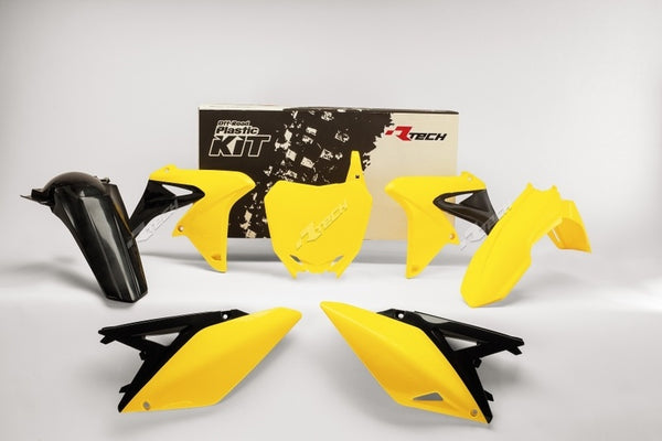 RACETECH Plastic Kit OEM Colour (14-16) Yellow/Black Suzuki RM-Z250 R-KITRMZ-OEM-511