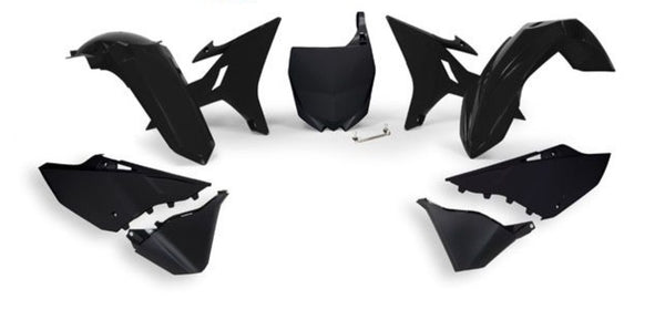 RACETECH Revolution Replacement Plastics Kit Black Yamaha YZ125/250 R-KITYZ0-NR0-REV