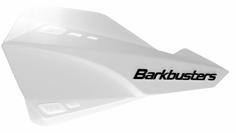 BARKBUSTERS Sabre Handguard Set Universal Mount White/White SAB-1WH-02-WH