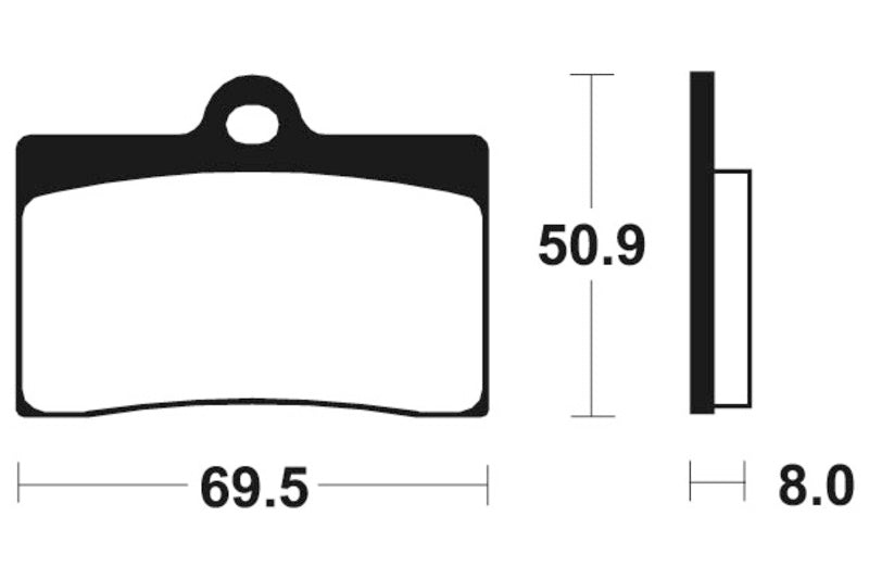 TECNIUM Sintered Metal Brake Pads - MTR66 1090582