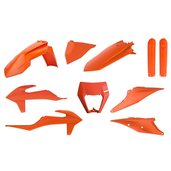 Police Port Plastic Kit Orange KTM 91041
