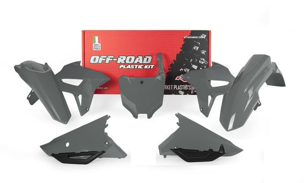 RACETECH Plastkit – Quantum Grey till Honda CRF450R R-KITCRF-GR0-521
