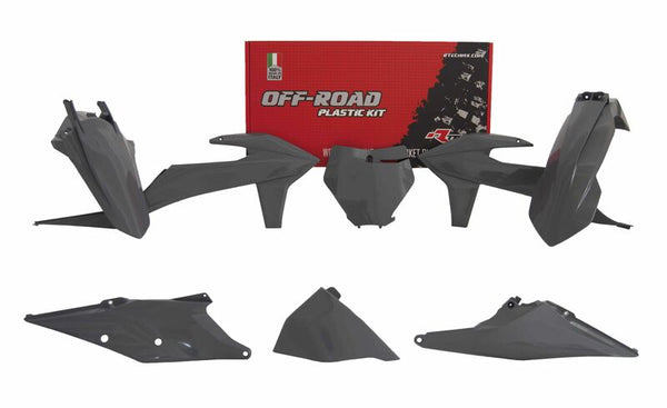 RACETECH Plastic Kit Grey KTM SX R-KITKTM-GR0-599