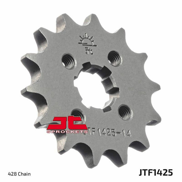 JT SPROCKETS Front Sprocket 13 Teeth Steel Standard 428 Pitch Type 1425 JTF1425.13