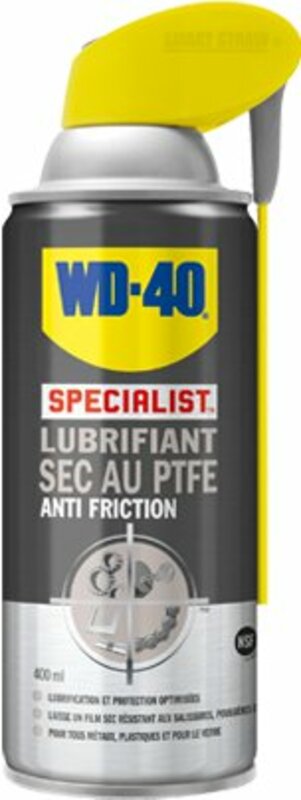 WD-40 Specialist® Anti-FRICTION DRY PTFE LUBRICANT-Spray 400ml 33394