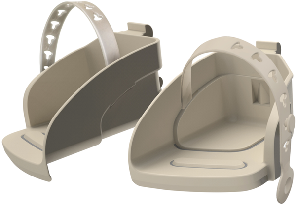 POLISPORT Footrests + Straps Cream Groovy Ff / Cfs 8634400017
