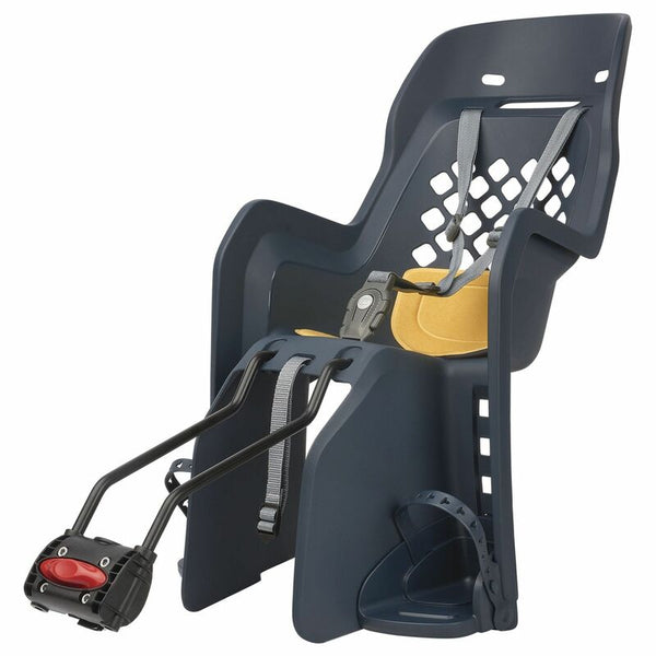 POLISPORT Joy FF 29" Rear Child Bike Seat Frame Mounting - Denim/Yellow 8406500007