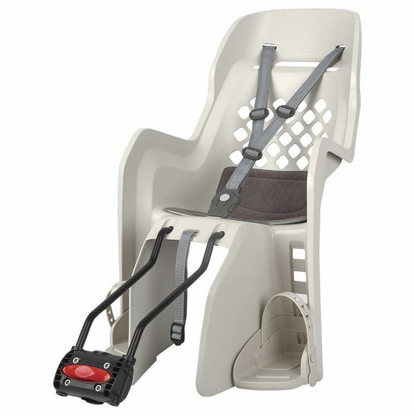 POLISPORT Joy FF 29" Rear Child Bike Seat Frame Mounting - Cream/Dark Gray 8406500005