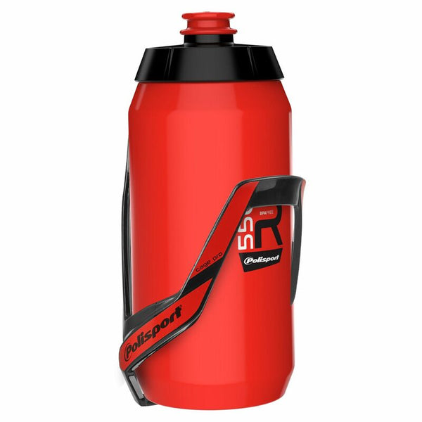 POLISPORT Bundle Kit - Holder Pro+Bottle R550 Red - 550ml 8645900011