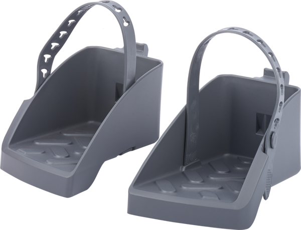 POLISPORT Footrests + Straps Dark Grey Guppy Maxi 8640100003
