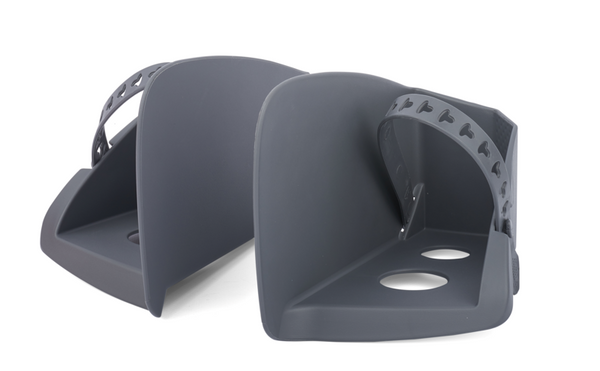 POLISPORT Footrests + Straps Silver Bilby Ff/Cfs/Rs 8632100002